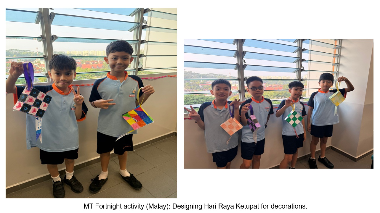 Designing Hari Raya Ketupat for decorations