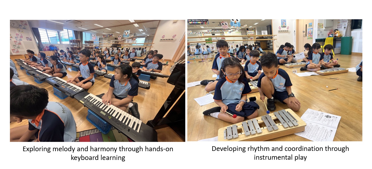 Develop ability for creative expression and communication through music